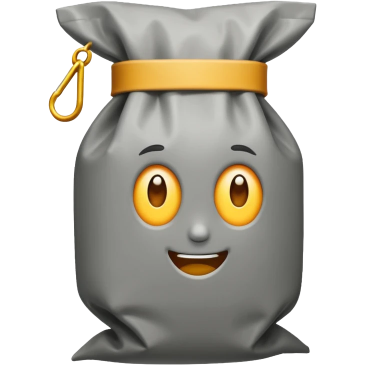 CEMENT BAG WITHOUT FACE emoji