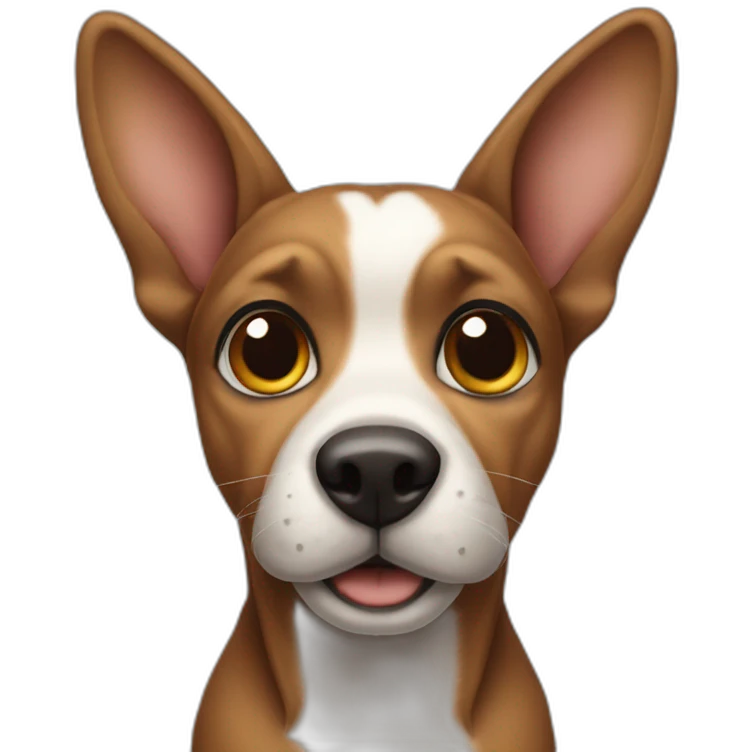 3 eared dog emoji