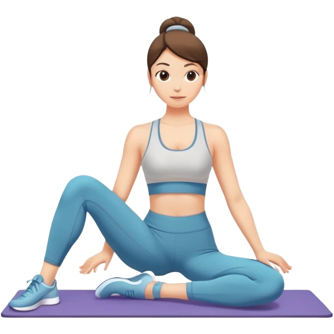 Pilates girl  emoji