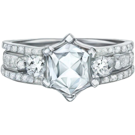Diamond wedding ring emoji