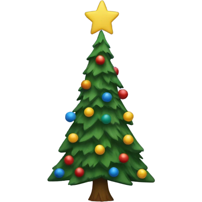 Charlie Brown Christmas tree emoji