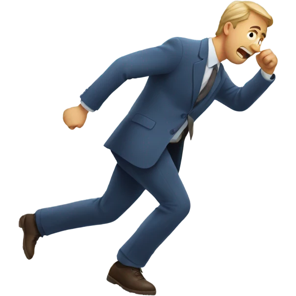man falling down the stairs emoji