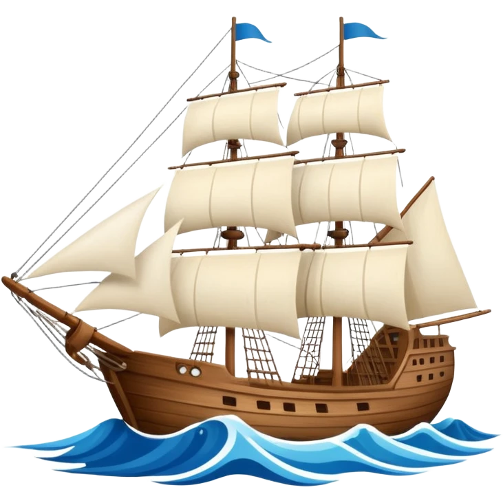 Sailing Ship emoji