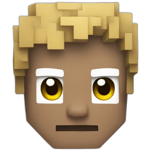 Batman from Minecraft emoji