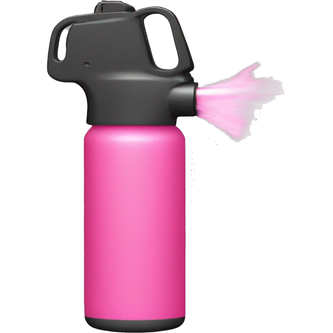 Pink pepper spray  emoji