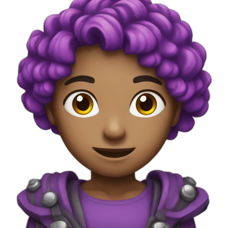 Purple emoji