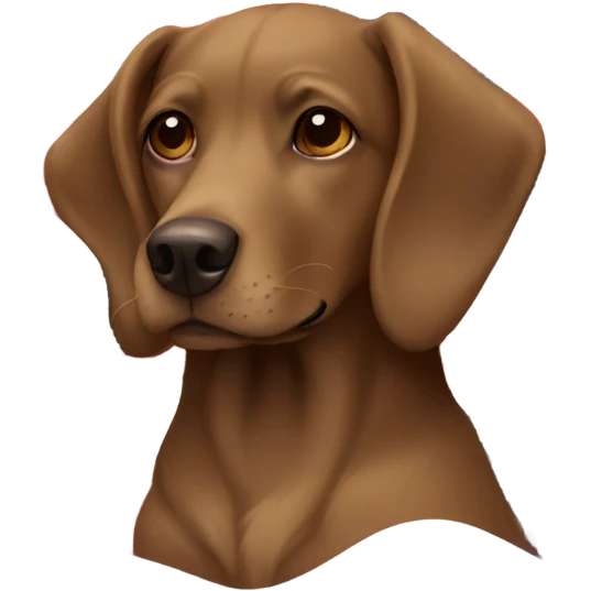 Brown dog American flag emoji
