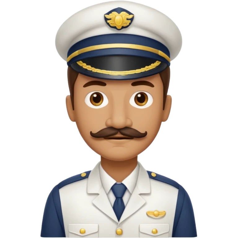 a housekeep with mustach emoji