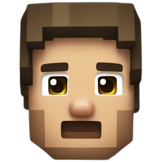 Minecraft steve emoji