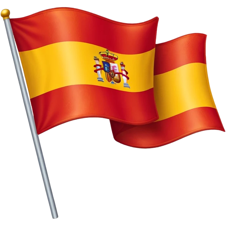 waving spain flag emoji