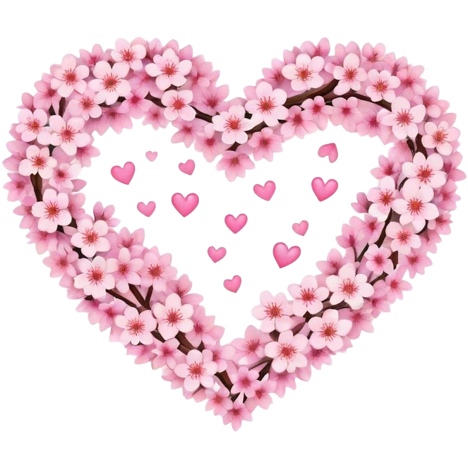 pink Blossom Heart emoji