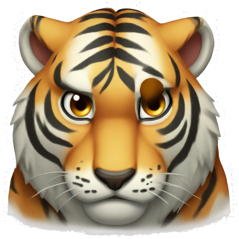 tiger crying emoji