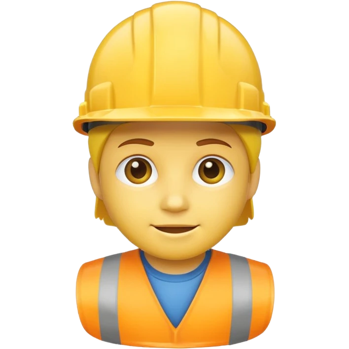 Construction hardhat emoji