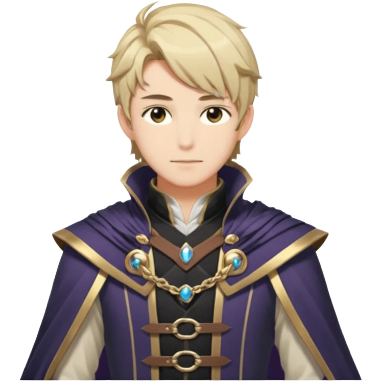 Dainsleif from Genshin Impact (tall male adult) (half body) emoji
