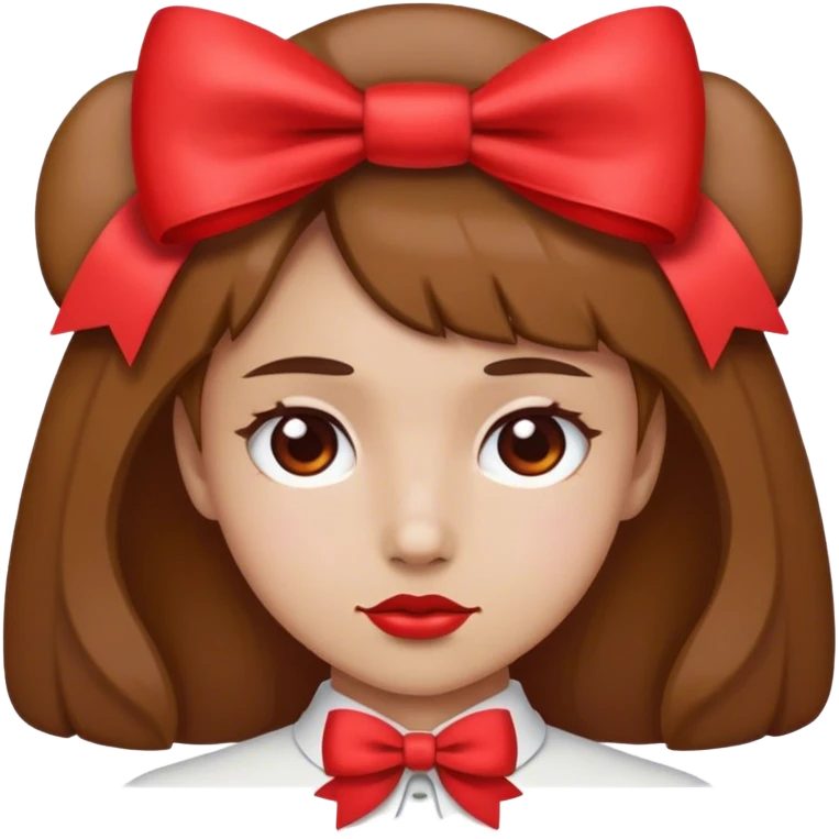 Moño rojo  emoji