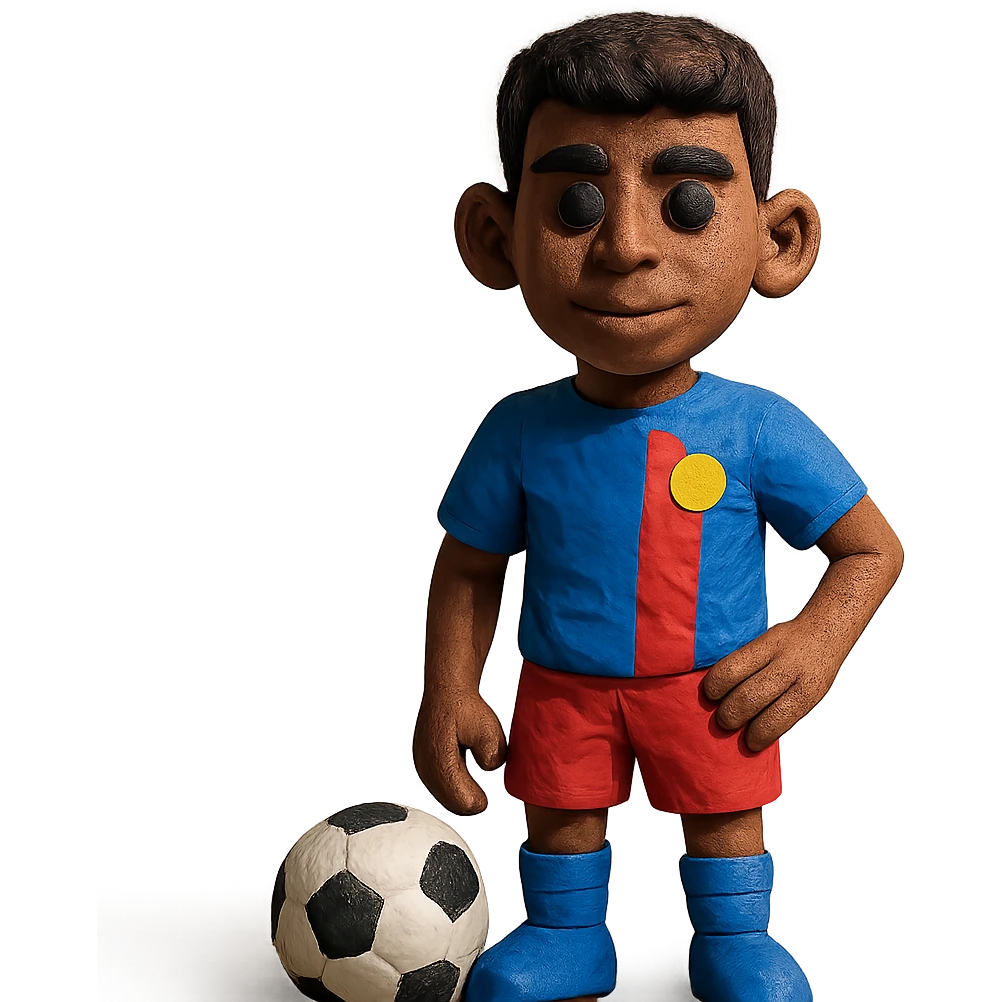 Lamine Yamal in football kit emoji