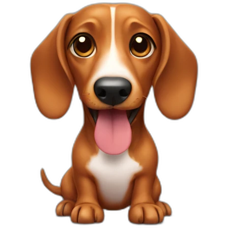 sausage-dog emoji
