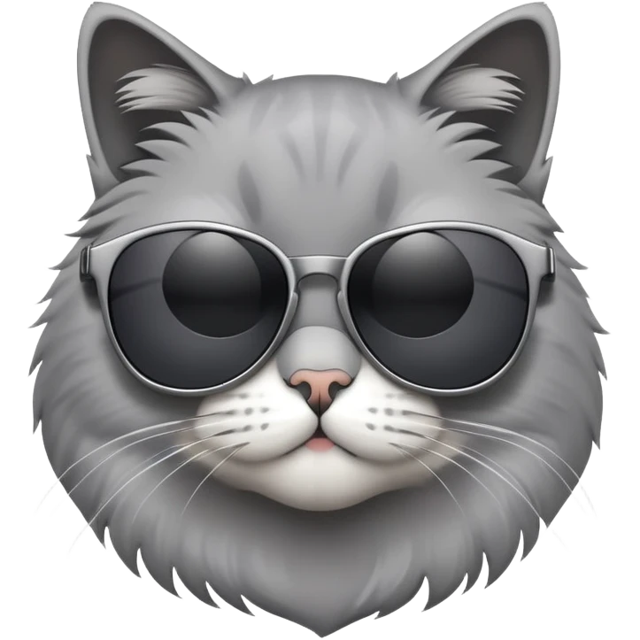 Cat wearing sunglasses emoji
