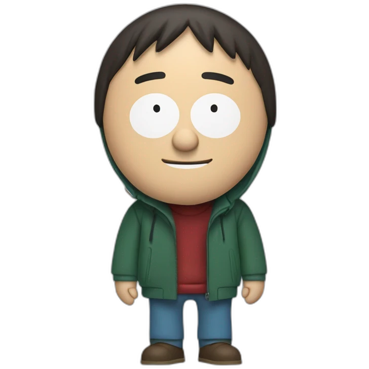 South Park Figure Stan Marsh smiles  emoji