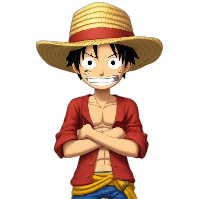 monkey d luffy king of the pirates emoji