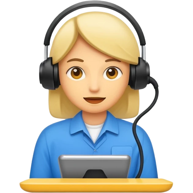 an interface of help desk emoji