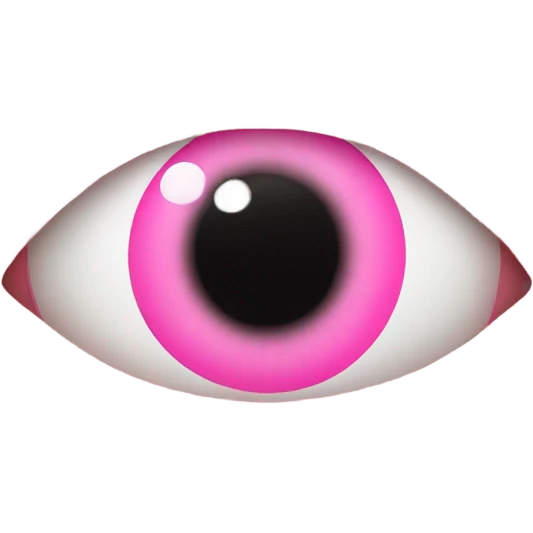 Pink eye emoji