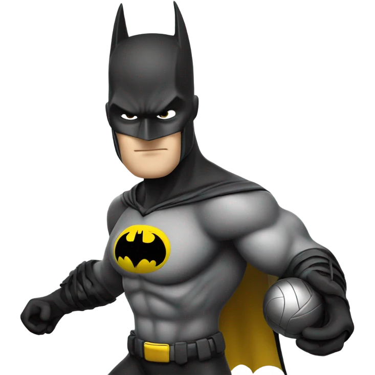 Batman playing volleyball  emoji