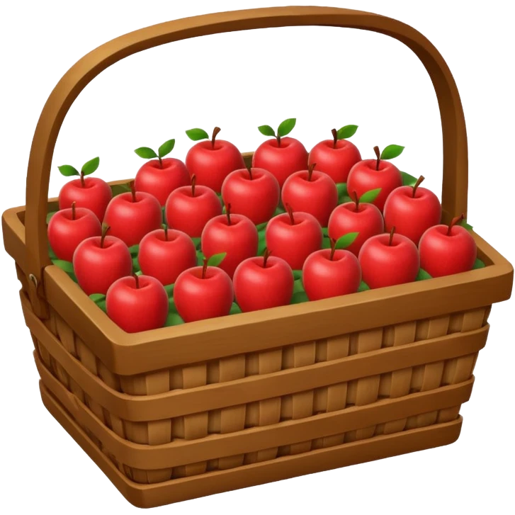 Rectangular Apple Basket emoji
