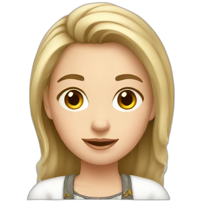 Russian girl emoji