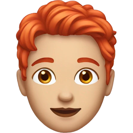 🤷🏻‍♀️ with red hair emoji