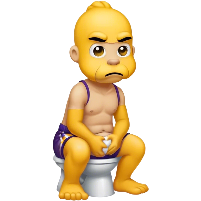Louie the laker pooping emoji
