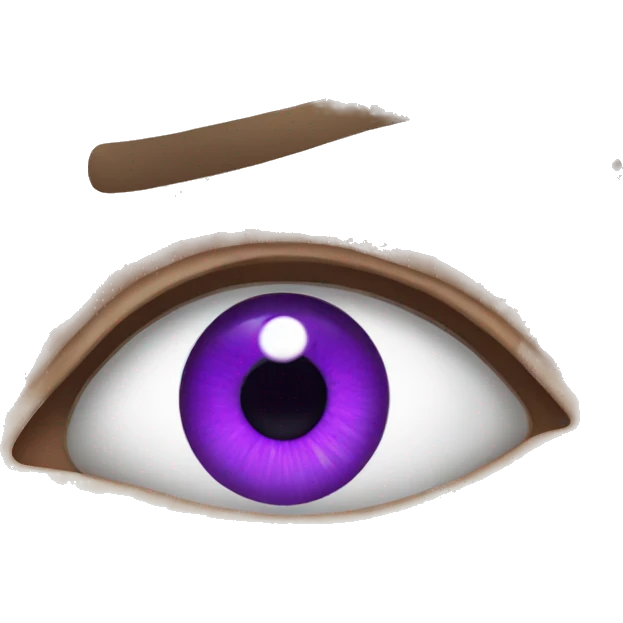 Purple eye emoji