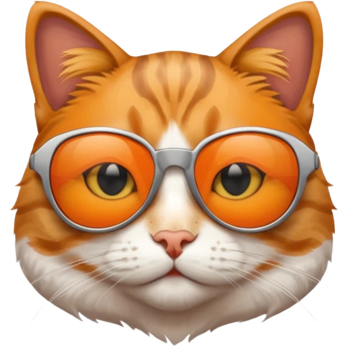 Cat wearing sunglasses emoji