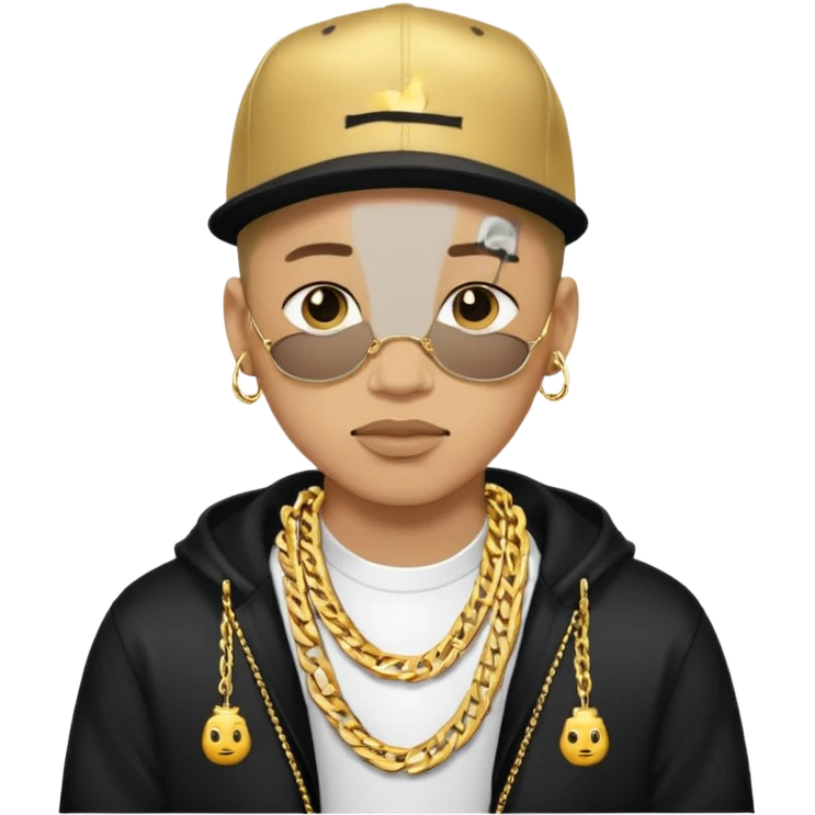 rapper da trắng chất emoji