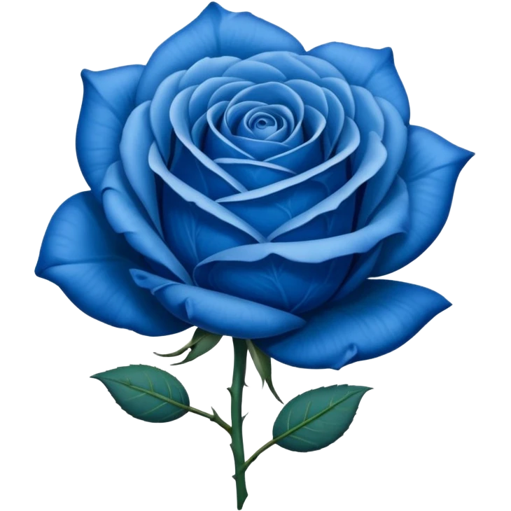 i need this type of blue flower  🌹  but the red prt should be blue emoji