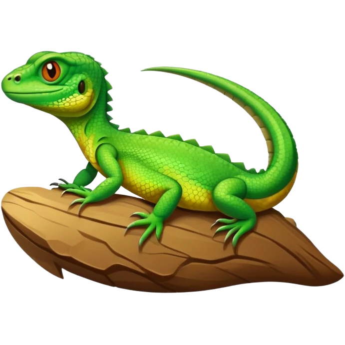 Lizard working bored emoji