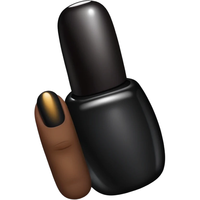 Black nail emoji