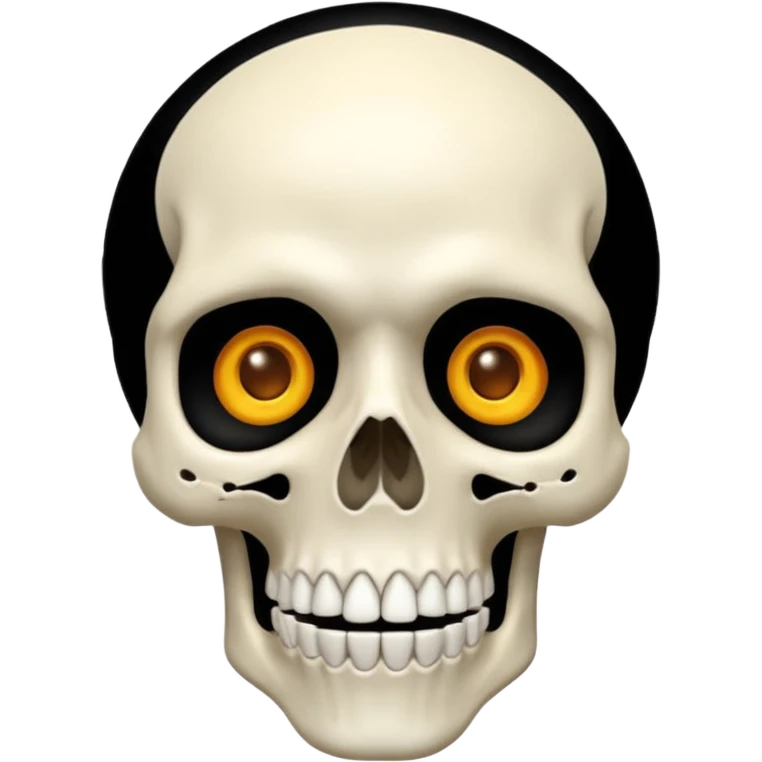 Skeleton face  surprise head blowing💀🤯 emoji