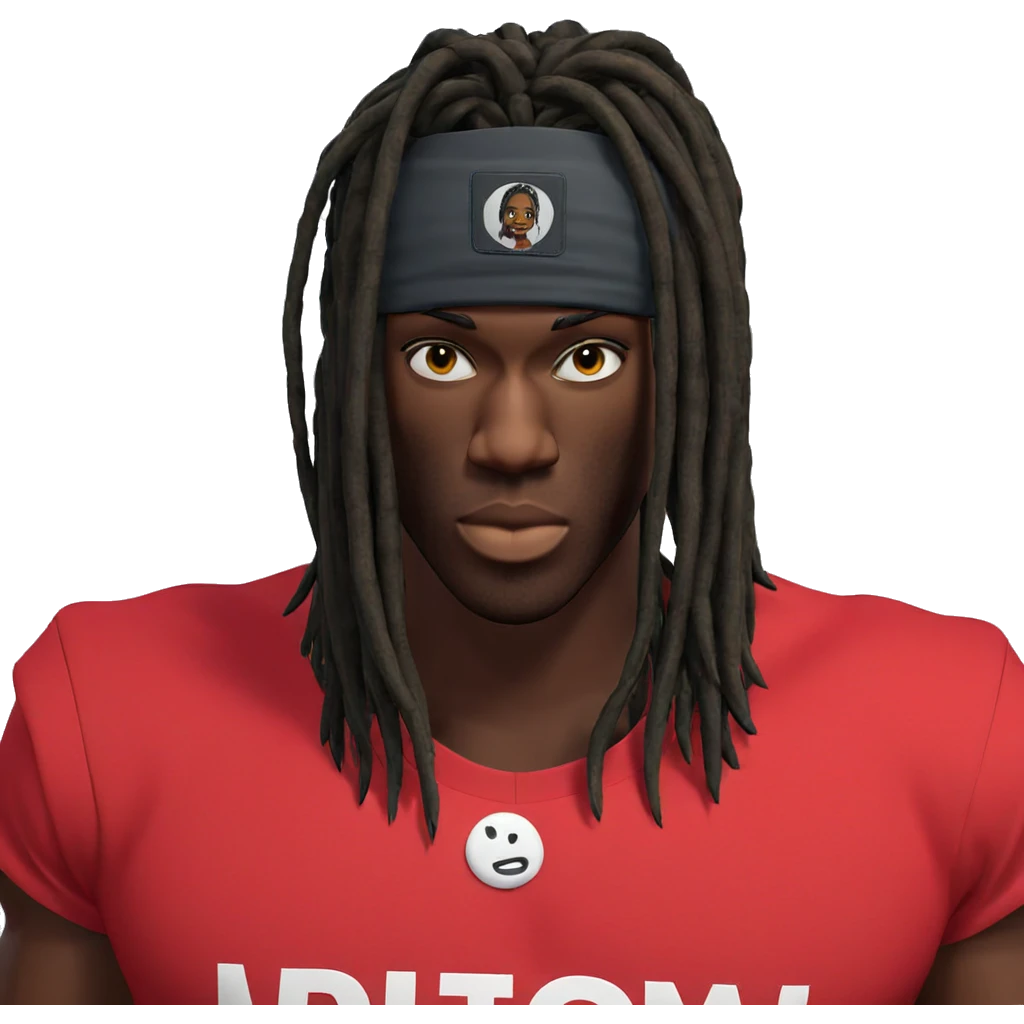 dark-skinned boy with dreadlocks emoji