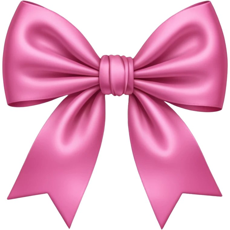 Pink bow emoji