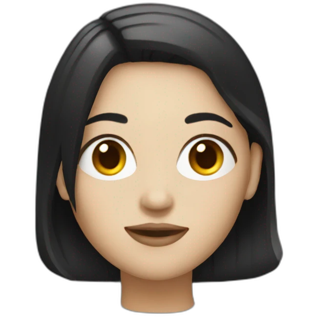 women with blac hair filling calculate emoji
