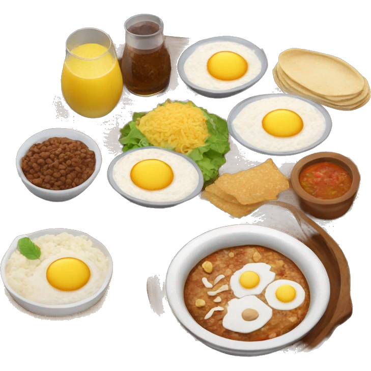 A Colombian typical food Bandeja Paisa emoji