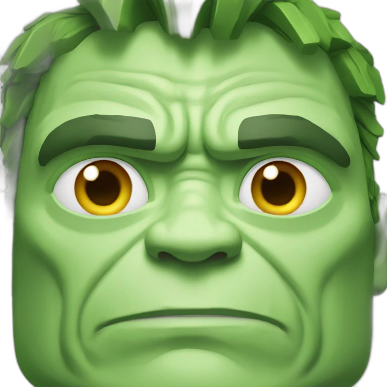 Hulk énerve emoji