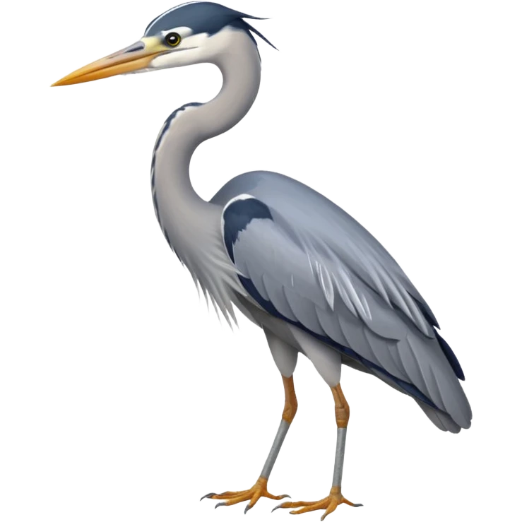 Grey Heron emoji