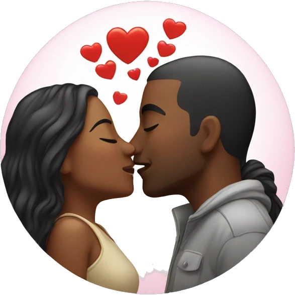 Couple kissing  emoji
