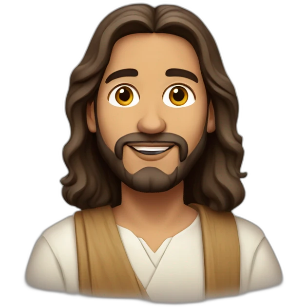 Jesús caricatura  emoji