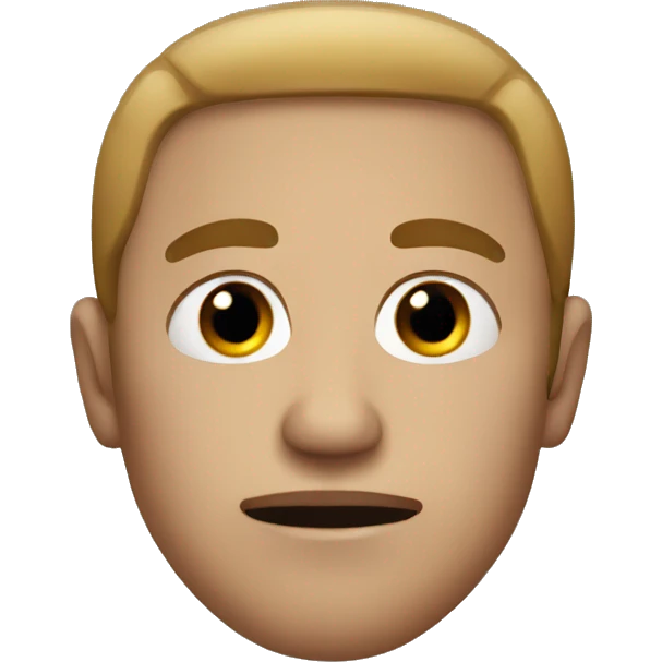 Man with black eye emoji