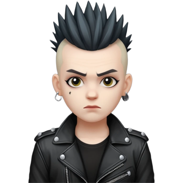 a punk rocker emoji