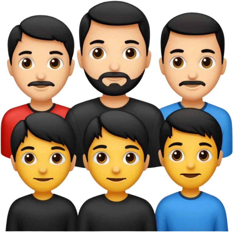 Siyah dümdüz saçlı makyajı soft ve ruju kiko  olan bir kız emoji