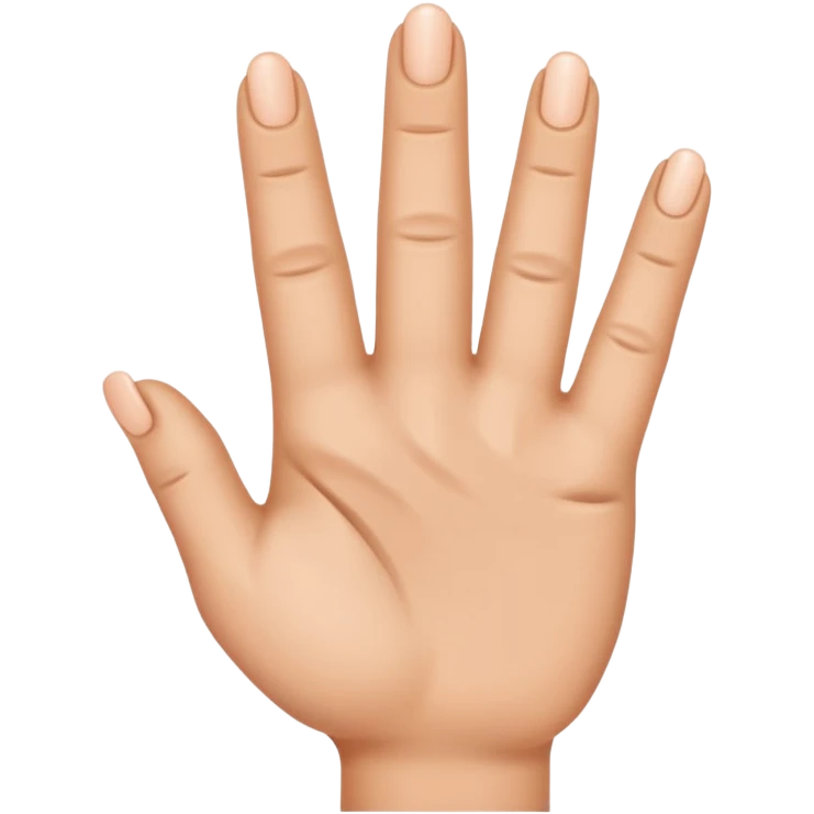 Fingers making  W emoji